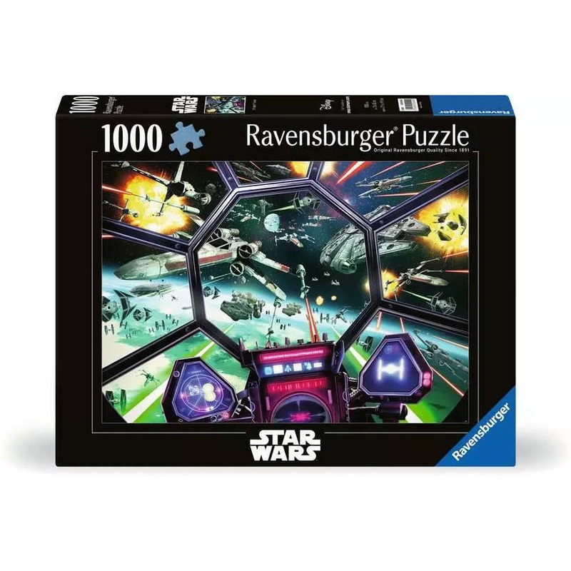 Jigsaw Puzzle Star Wars: TIE Fighter Cockpit – 1000 Pieces Puzzle