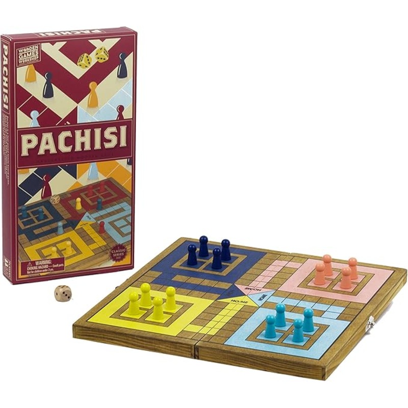 Pachisi – Traditional/Classic Wooden Family Board Game