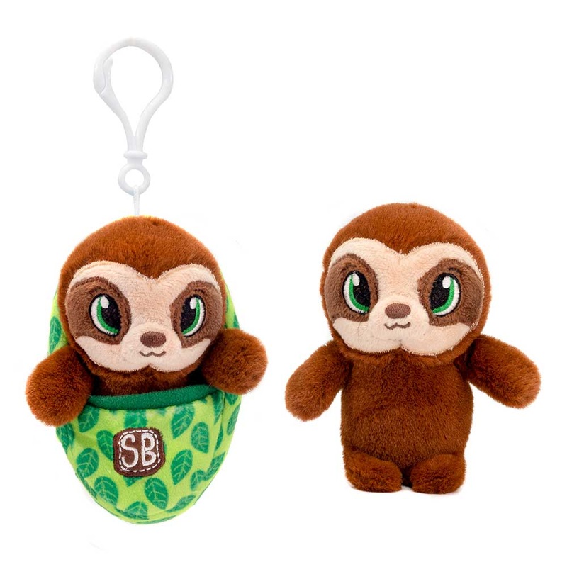 Pocket Swaddles Swaddle Babies Kc – 4.5in Sloth Keyclip