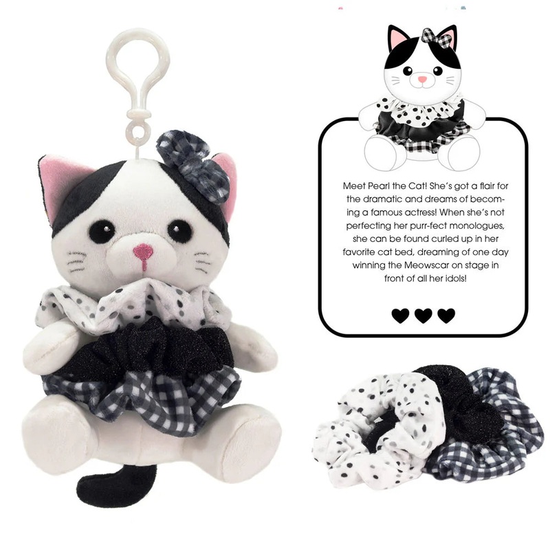 SCRUNCH BUNCH – 6IN Cat Keyclip