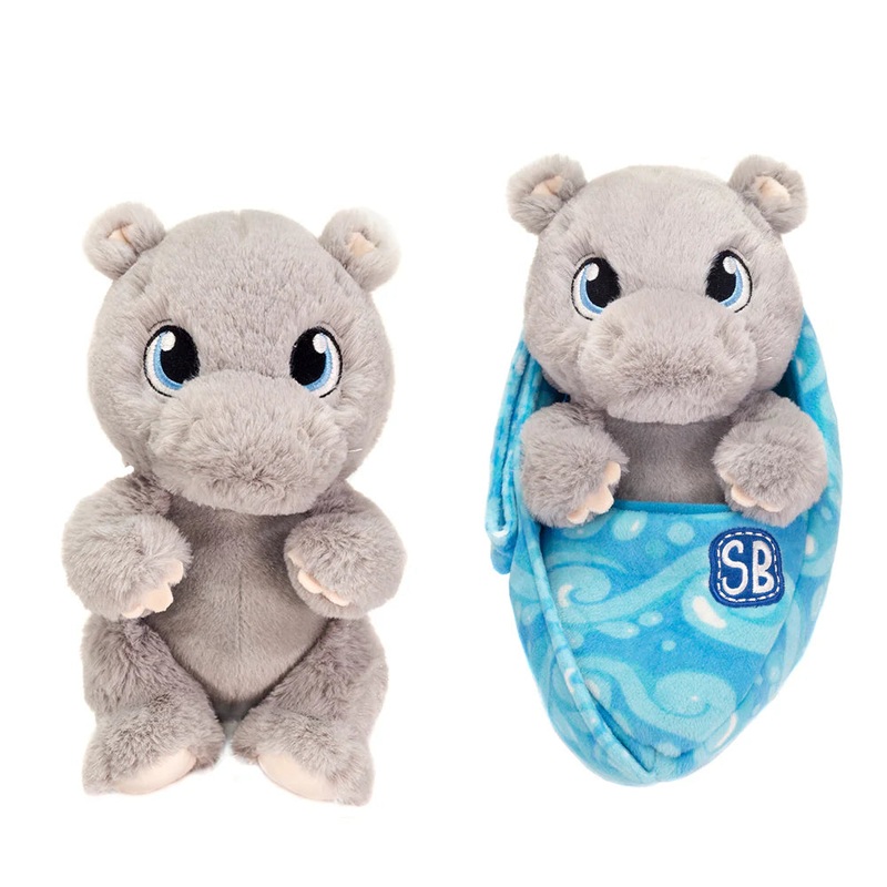 Swaddle Babies 9.5IN Cuddle Hippo