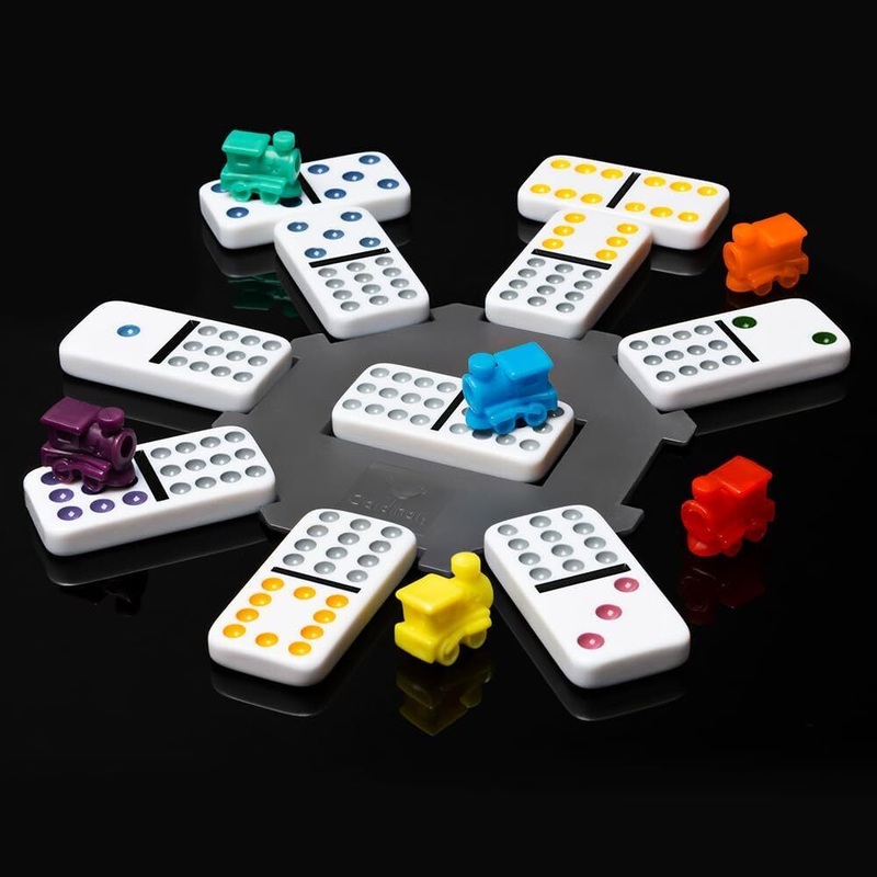 Cardinal Classics Mexican Train Dominoes Set for Ages 8 and up