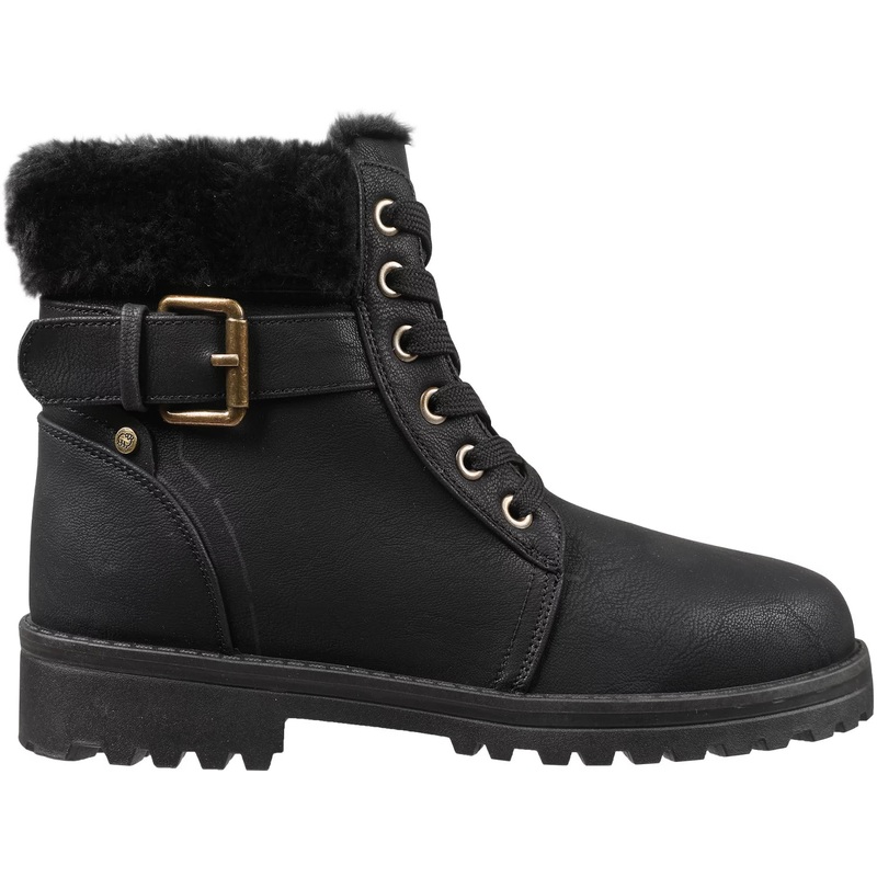 LaMO Women’s Kit Lace-Up Boot (Black) Size 7