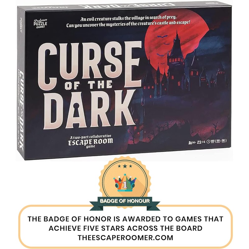 Professor PUZZLE Curse of The Dark Escape Room Gam
