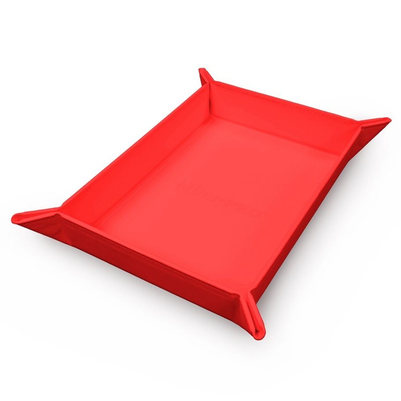 Ultra Pro – Foldable Dice Tray Vivid Card Game, Red