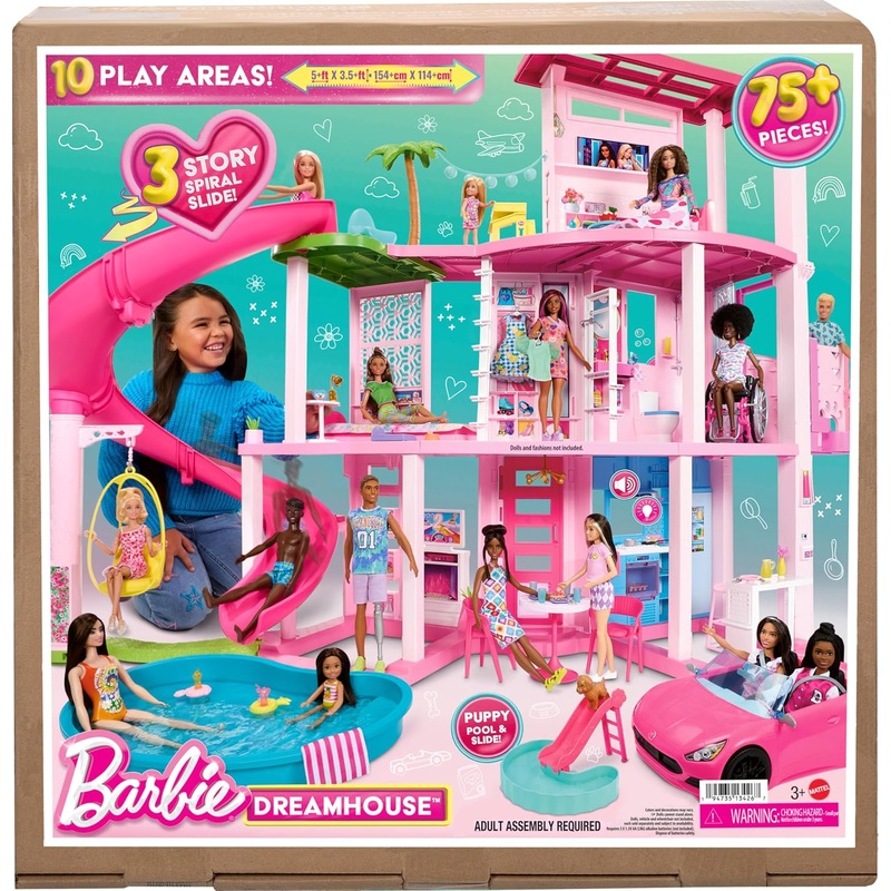 Barbie Latest Dreamhouse | Pool Party Doll Playset