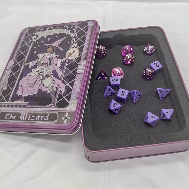 Beadle & Grimm’s: Epic Resin – Wizard Polyhedral Dice Set