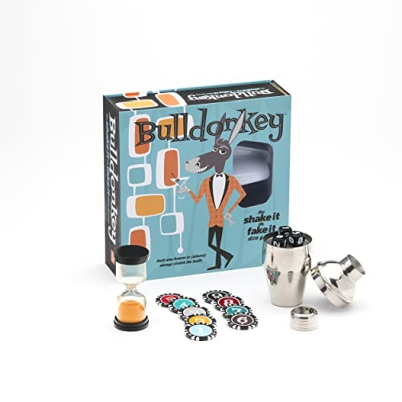 Bulldonkey the Shake or Fake It Party Dice Game from the Good Game Company for Ages 10 & up