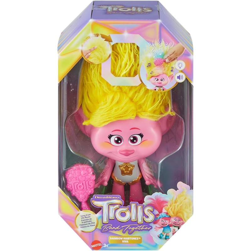 Dreamworks Trolls Band Together Rainbow Hairtunes