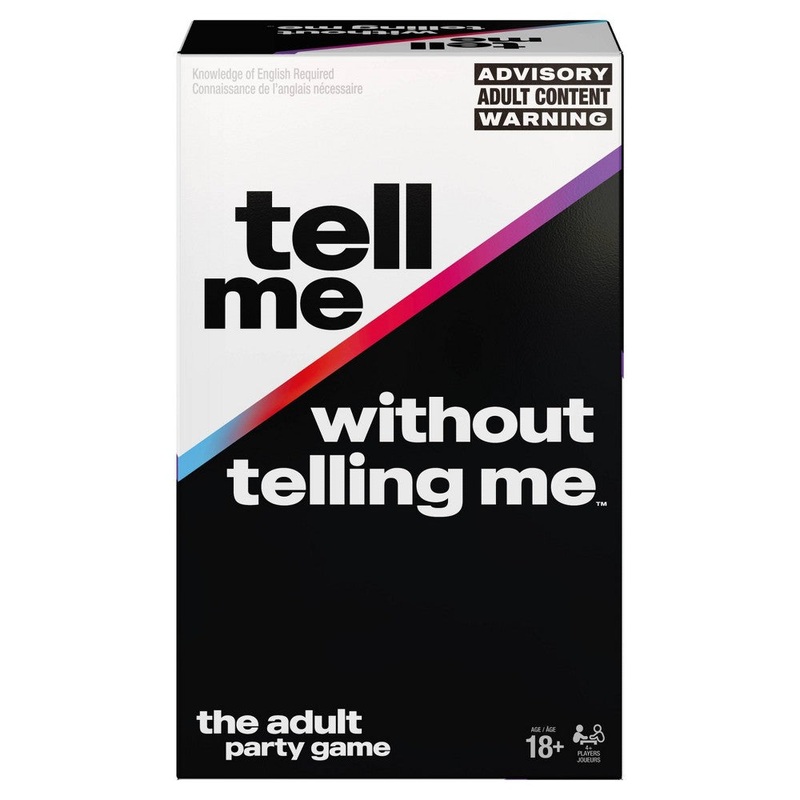 Spin Master Games Tell Me Without Telling Me – the Viral Trend Now a Hilarious Party Game for a Stag or Hen Party University Birthdays & More for