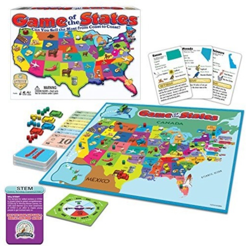 Winning Moves Game of the States Family Game