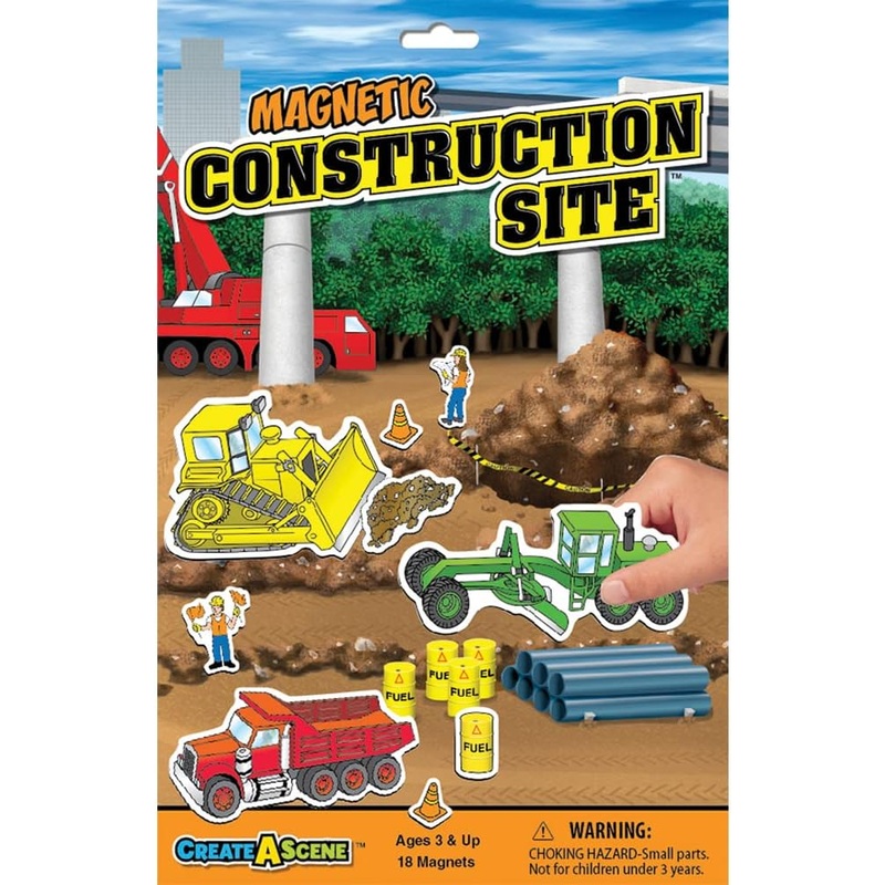 Create-A-Scene Magnetic Playset – Construction