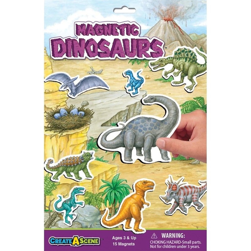Create-A-Scene Magnetic Playset – Dinosaurs