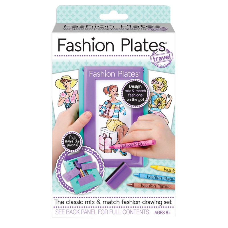 Fashion Plates Travel Set