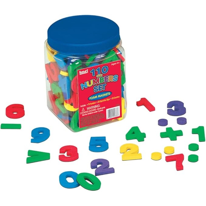 Lauri Foam Magnets – Numbers