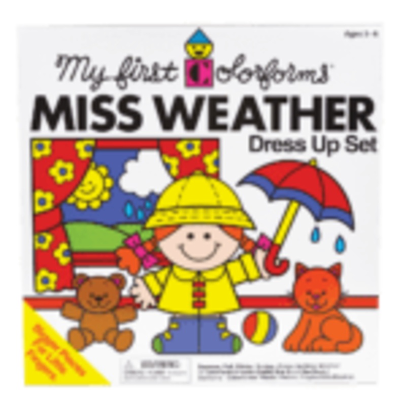 My First Colorforms Miss Weather Dress Up Set
