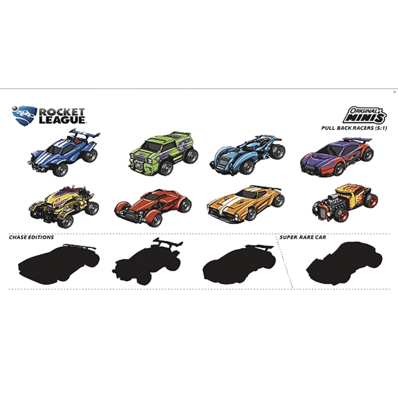 Rocket League Blind Bag Pull-Back Racers