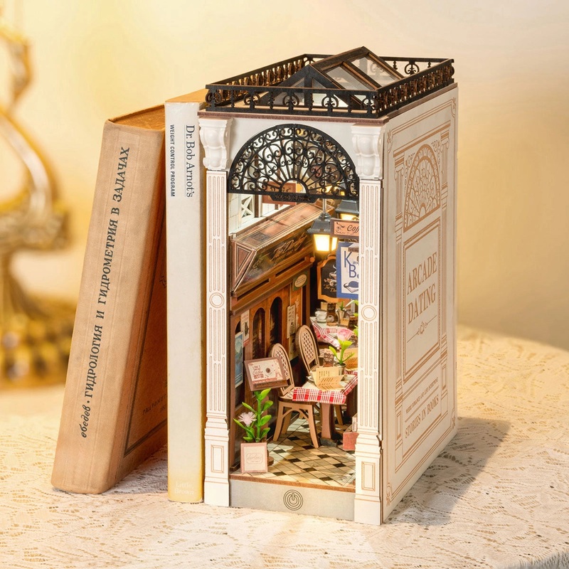Rolife Book Nook Shelf Insert – Arcade Dating