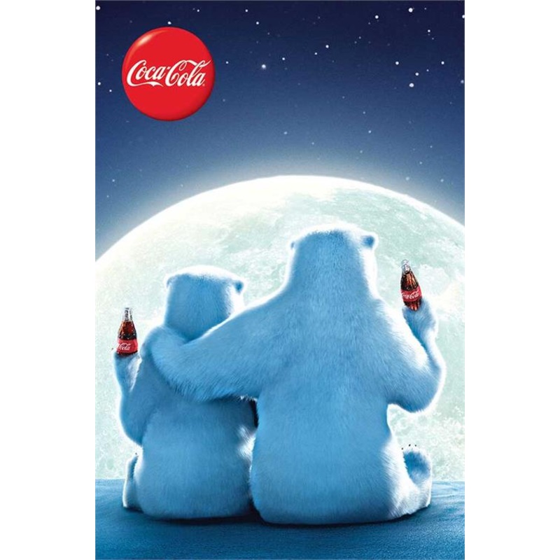 Coca Cola – Polar Bears Poster