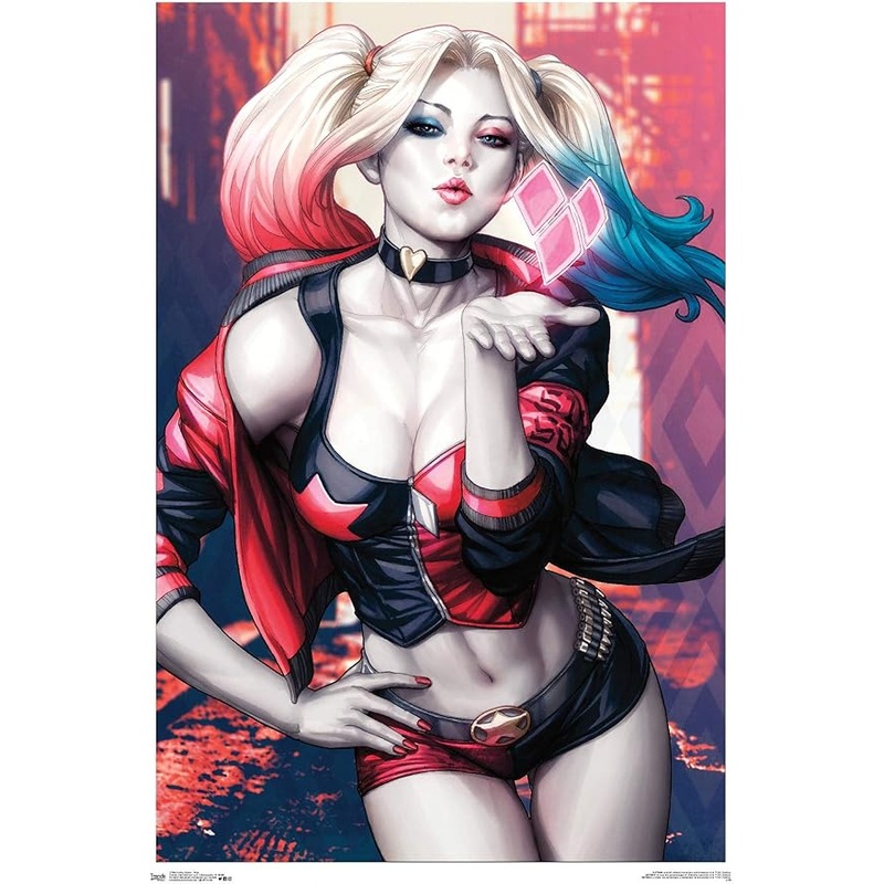 DC Comics – Harley Quinn – Kiss Wall Poster