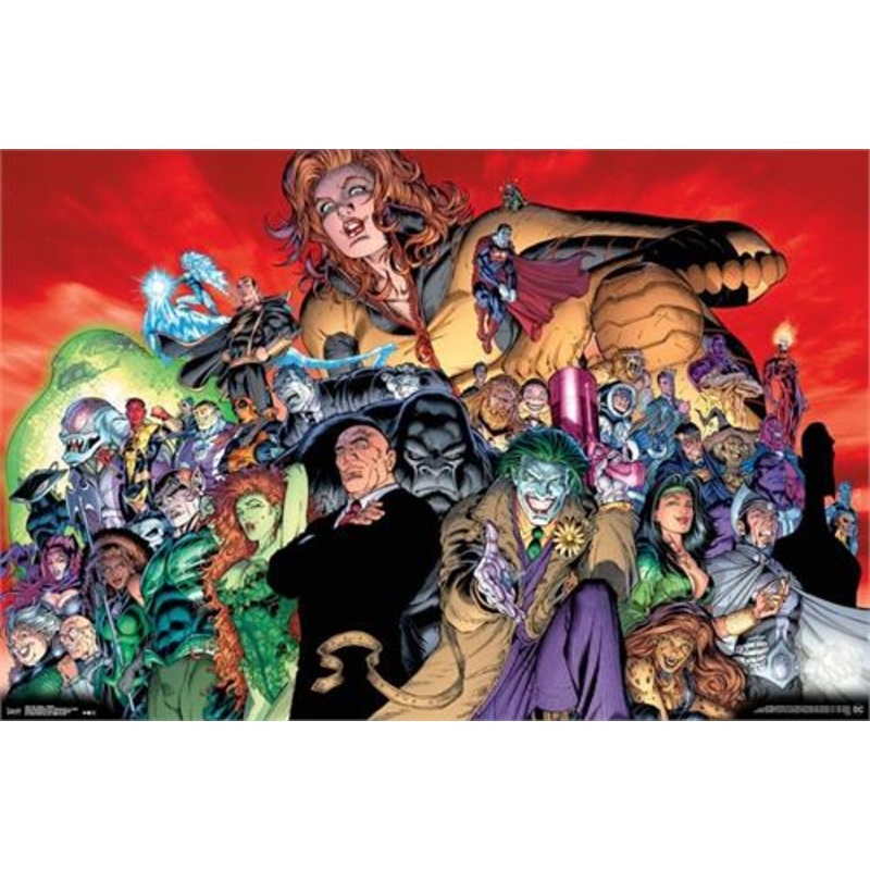 DC Comics Villians Poster