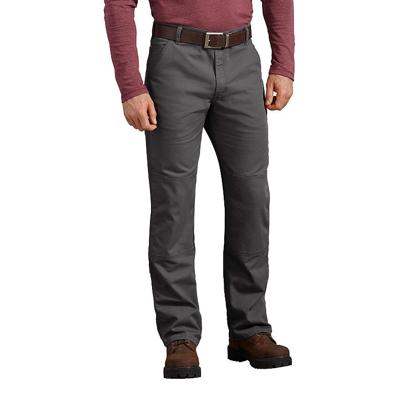 Dickies Flex Tough Max Duck Double Knee Men’s Regular Fit Pants (Slate) Size 38×32