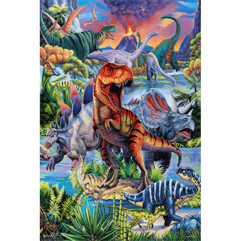 Dinosaurs By Jenny Newland Poster