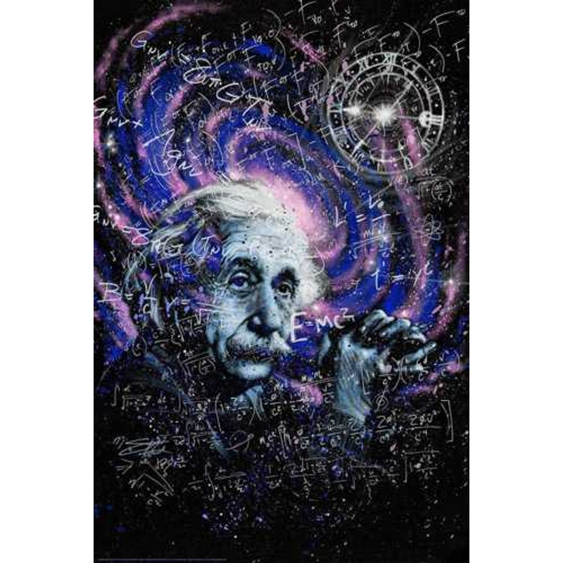 Einstein Theory Poster by Stephen Fishwick