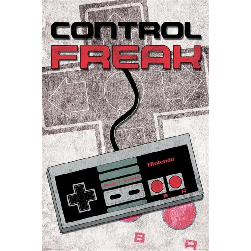 Nintendo – Control Freak Poster
