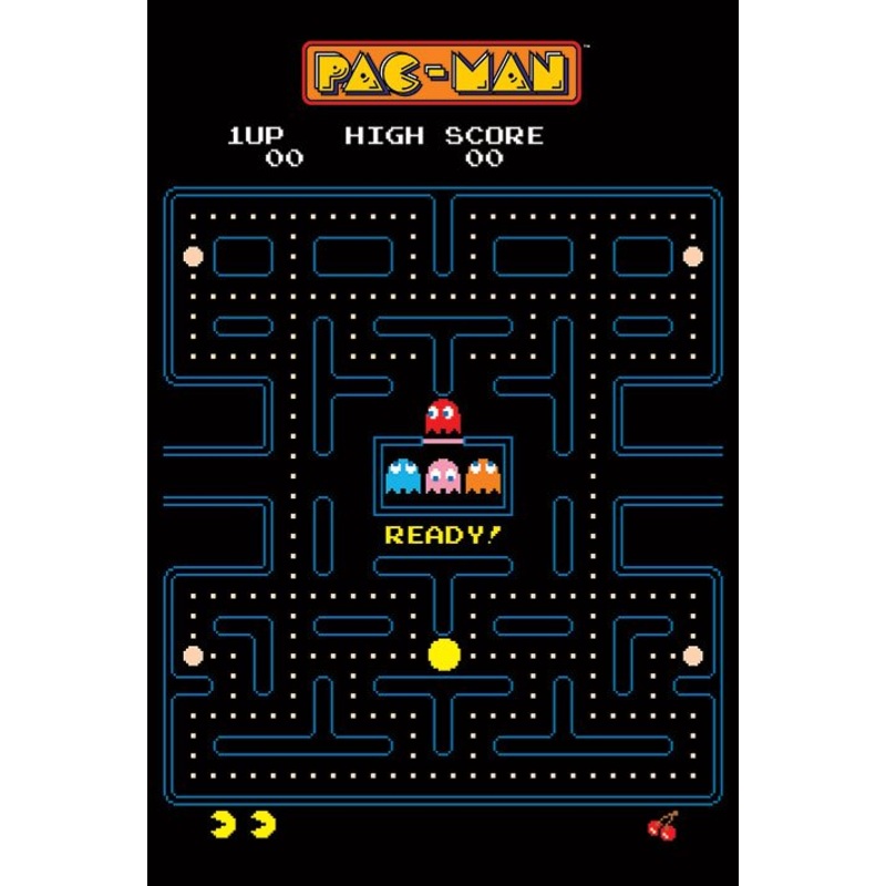 Pac-Man Maze Poster