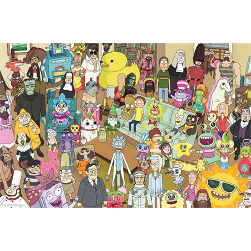 Rick And Morty – Group Poster