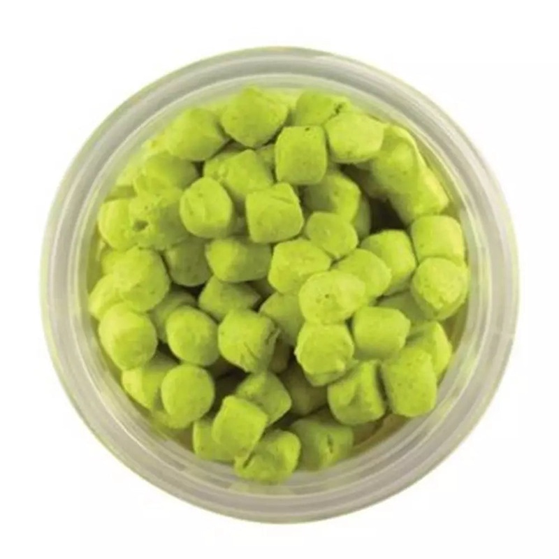 Berkley PowerBait Chroma-Glow Crappie Nibbles (Glow/Chartreuse)