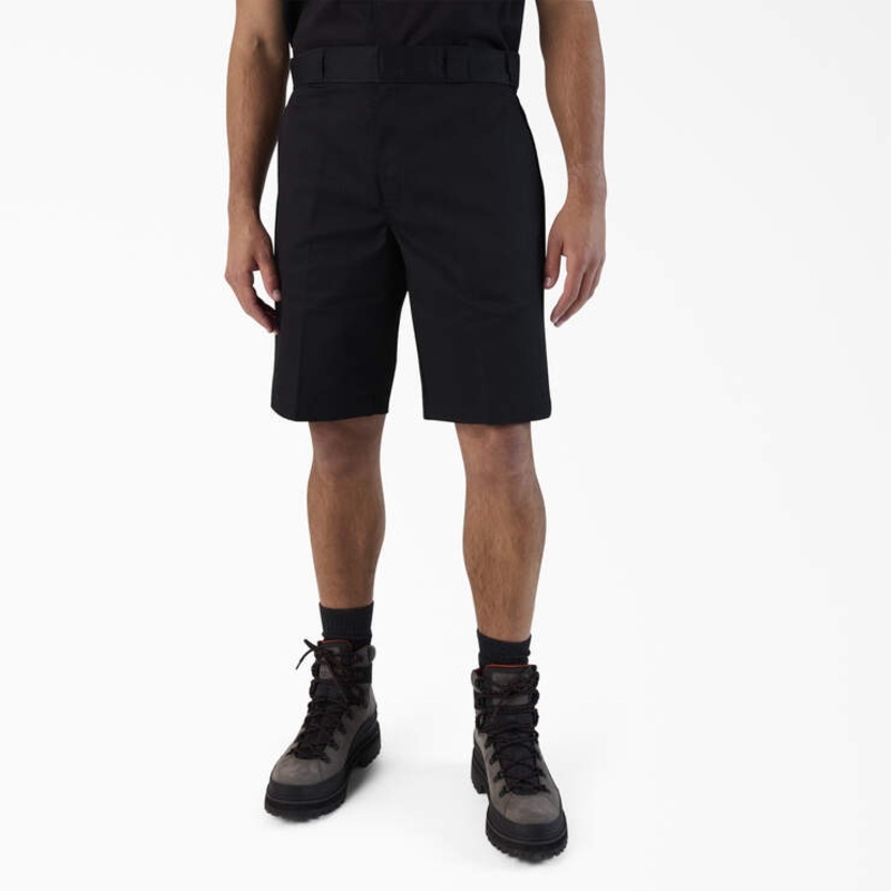 Dickies 874 Work Shorts, 11 (Black) Size 36 Waist