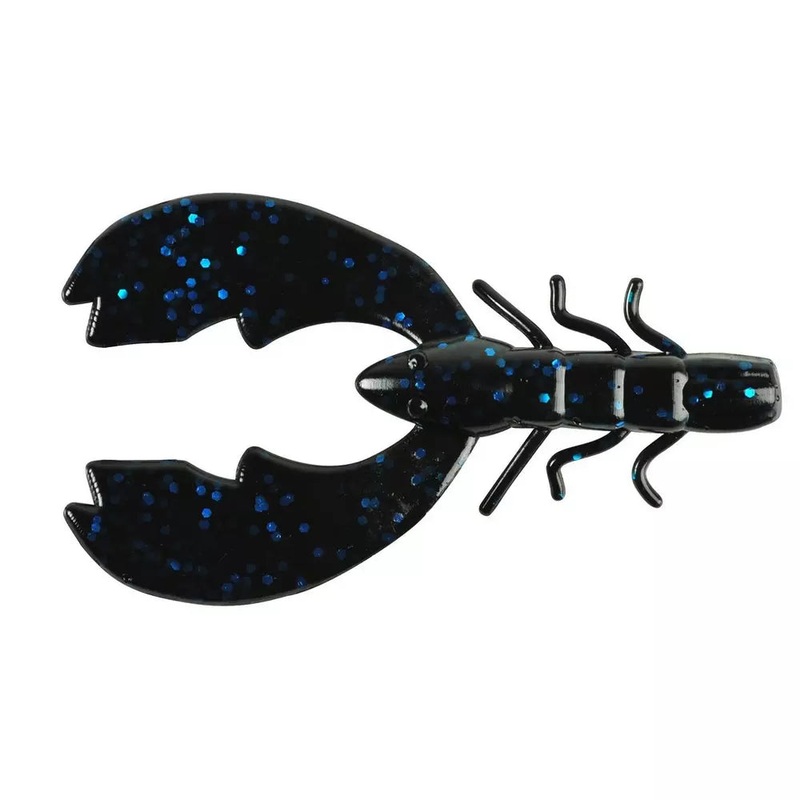 Berkley PowerBait Chigger Craw (Black Blue Fleck)