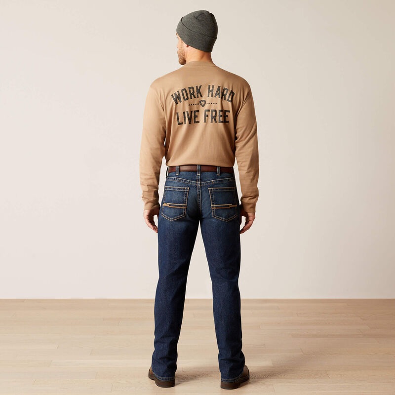 Rebar M4 Relaxed Rail Boot Cut Jean 44×30