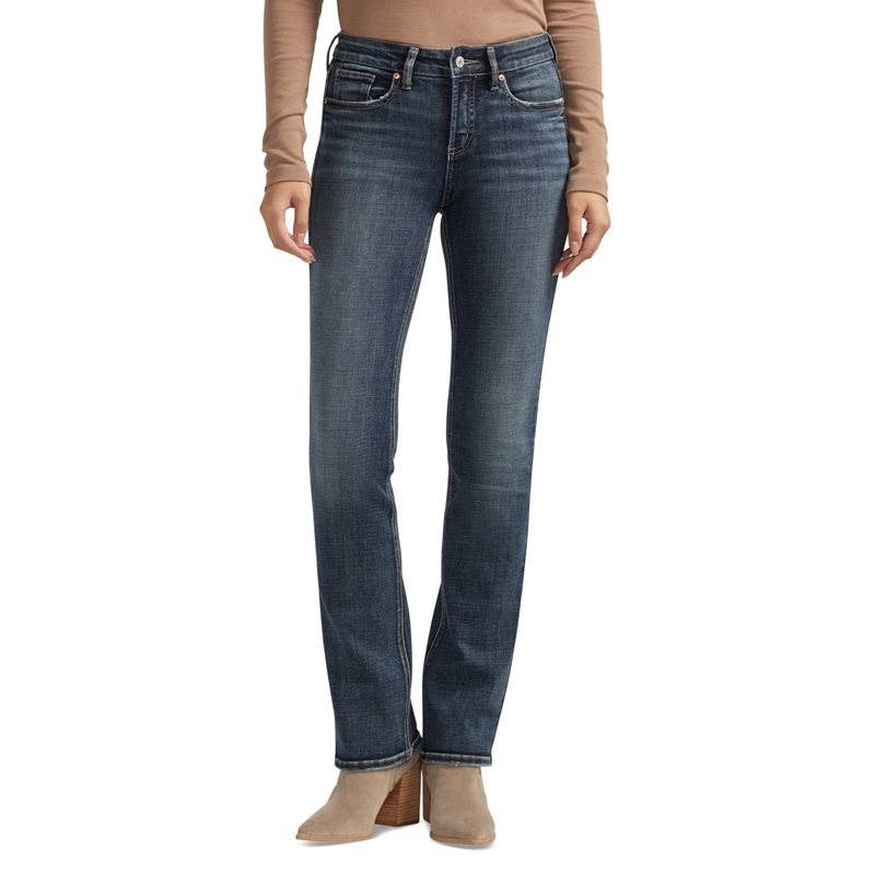 Suki Mid Rise Slim Bootcut Jeans 24×33