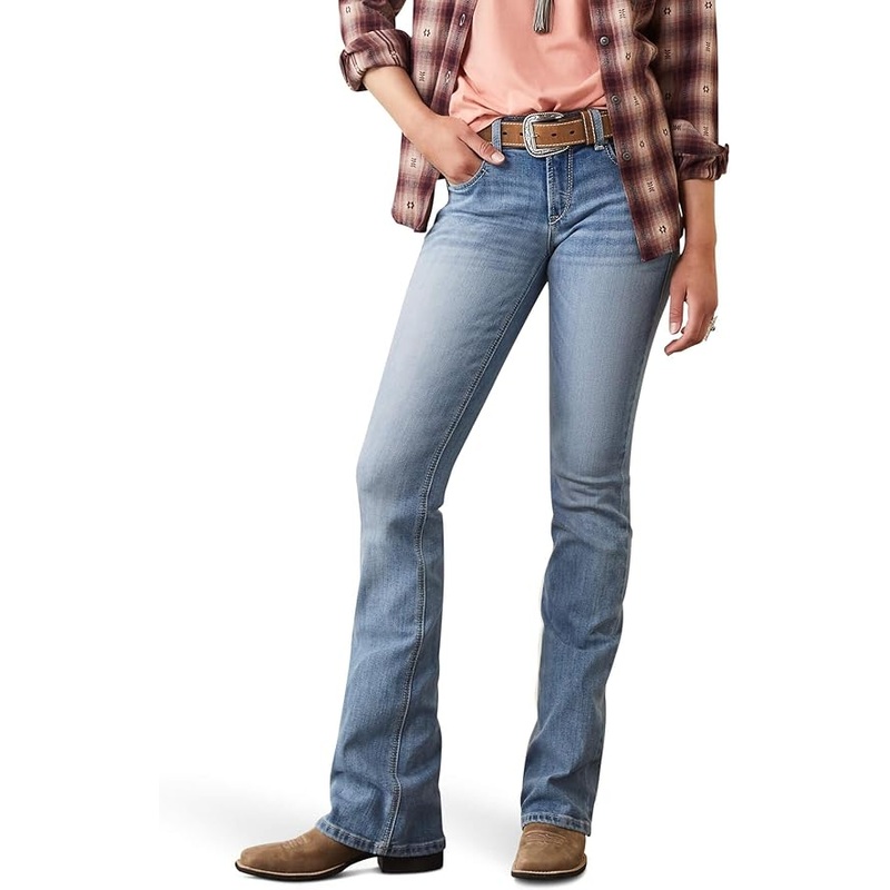R.E.A.L Brianna Light Wash High Rise Bootcut 32 Short