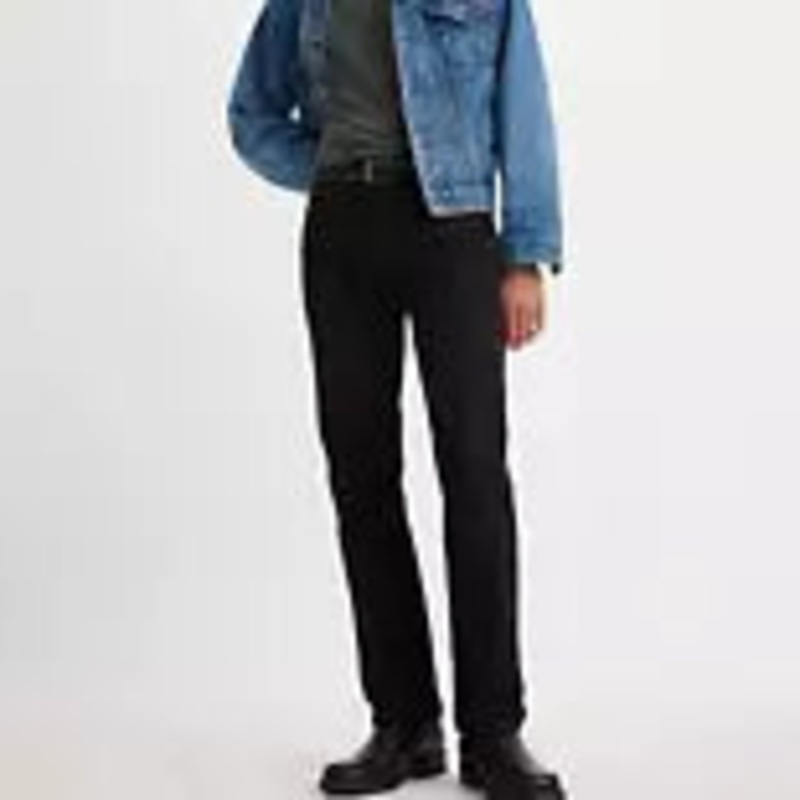 Levi’s Men’s 501 Original Fit Straight Jean Black 32X36