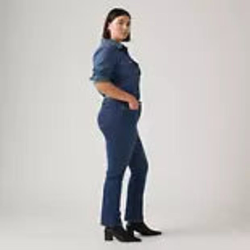 Levi’s Women’s Classic Mid Rise Straight-Leg Jeans – Lapis Dark Horse 6S