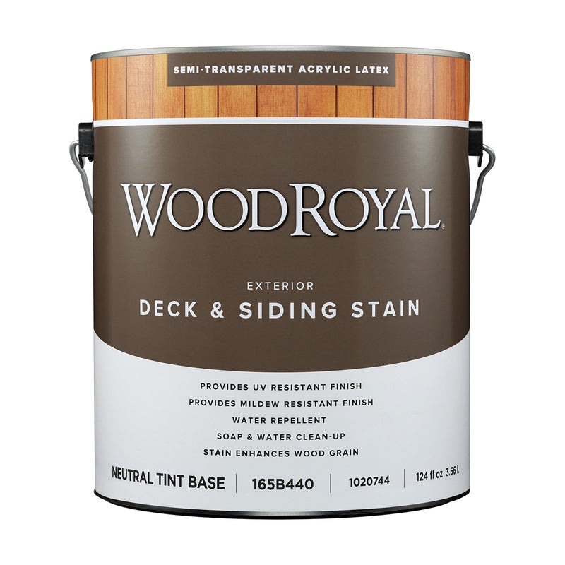 Ace Wood Royal Semi-Transparent Tintable Neutral Base Acrylic Latex Deck and Siding Stain 1 gal (In-store Pickup Only)