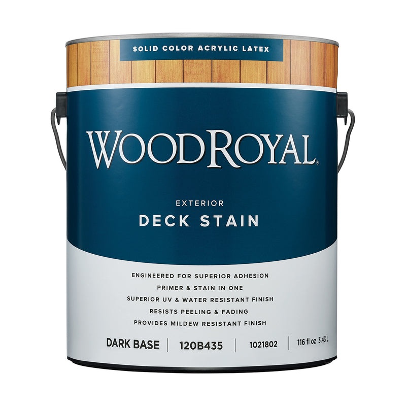 Ace Wood Royal Solid Tintable Flat Tint Base Dark Base Acrylic Latex Deck Stain 1 gal (In-store Pickup Only)