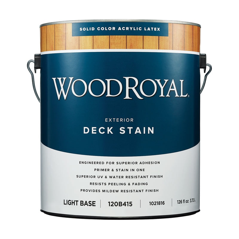 Ace Wood Royal Solid Tintable Flat Tint Base Light Base Acrylic Latex Deck Stain 1 gal (In-store Pickup Only)