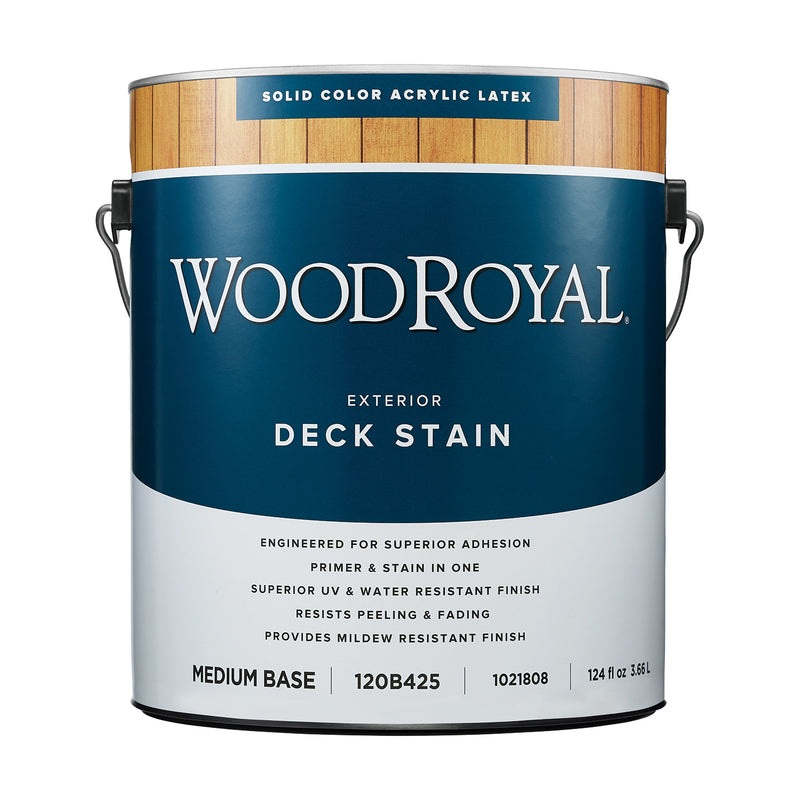 Ace Wood Royal Solid Tintable Flat Tint Base Medium Base Acrylic Latex Deck Stain 1 gal (In-store Pickup Only)