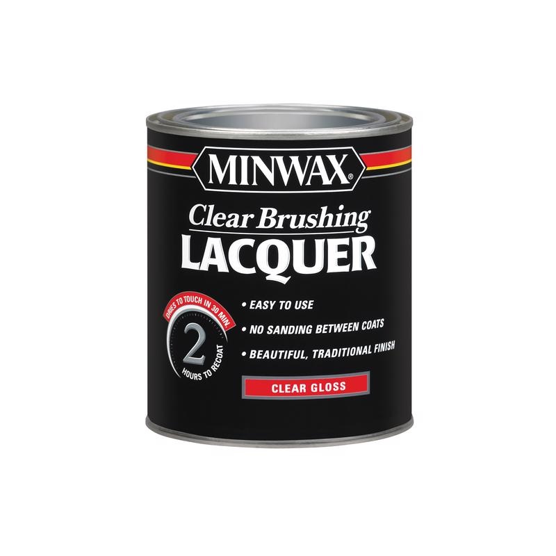 Minwax Gloss Clear Brushing Lacquer 1 qt (In-Store Pickup Only)