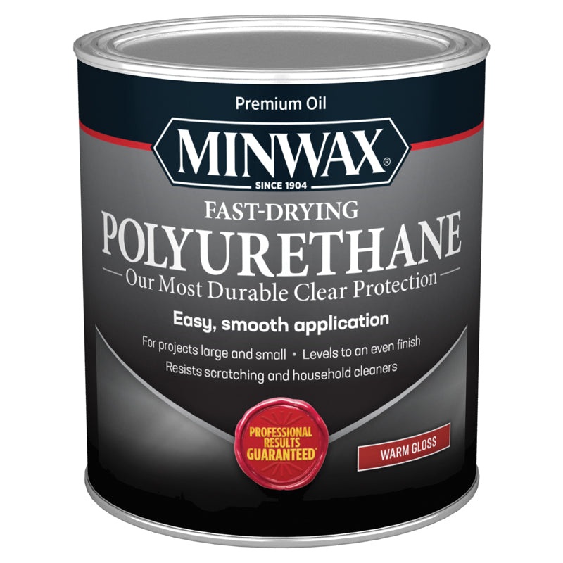 Minwax Gloss Clear Oil-Based Fast-Drying Polyurethane 1 qt (In-store Pickup Only)
