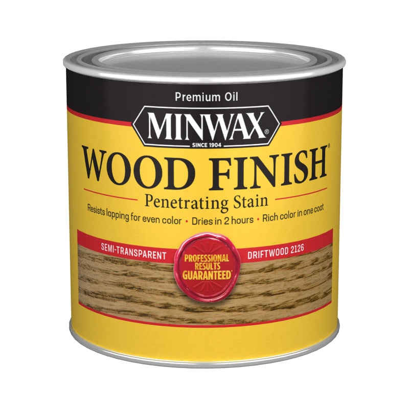 Minwax Wood Finish Semi-Transparent Driftwood Oil-Based Penetrating Wood Stain 1 qt (In-Store Pickup Only)
