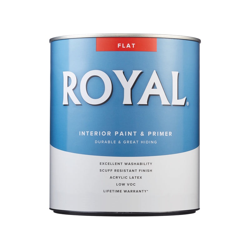 Royal Flat Tint Base Ultra White Base Paint and Primer Interior 1 qt (In-store Pickup Only)