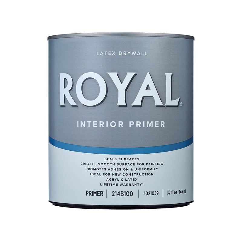 Royal Primer Flat Latex Drywall Primer 1 qt (In-store Pickup Only)