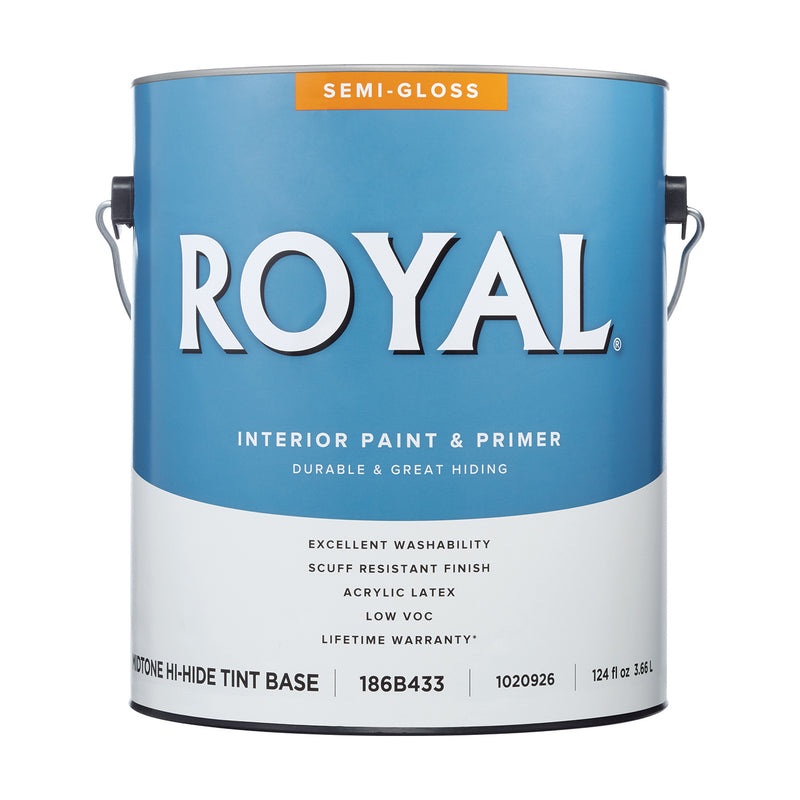 Royal Semi-Gloss Tint Base Mid-Tone Base Paint Interior 1 gal (In-store Pickup Only)