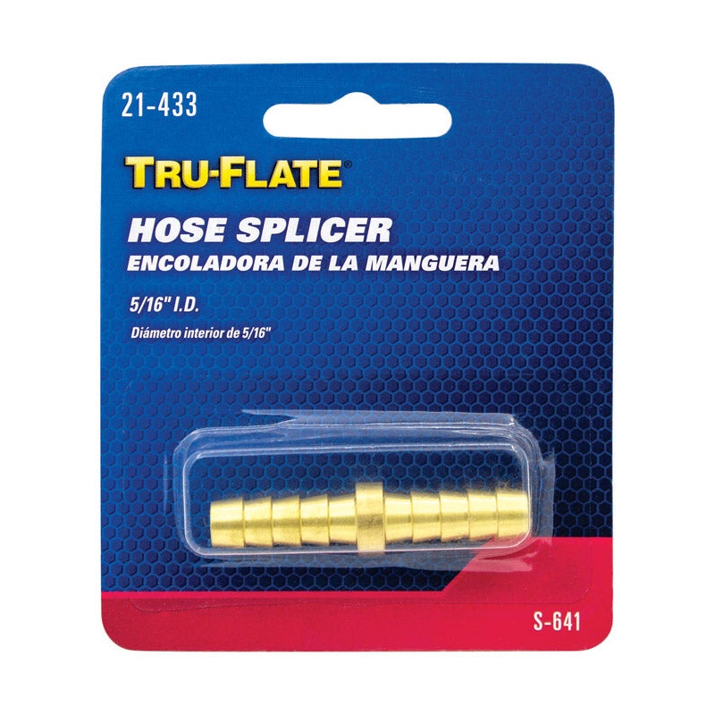 Tru-Flate Brass Hose Splicer 5 in. 1 pc